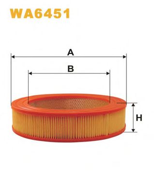 WIX FILTERS wa6451 -  Воздушный фильтр
